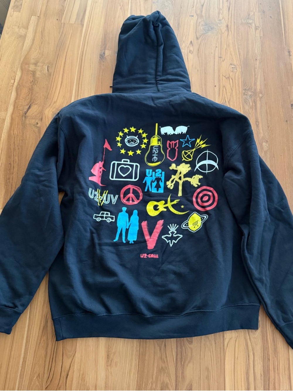U2 Love and Peace or Else - fan club exclusive hoodie NEW